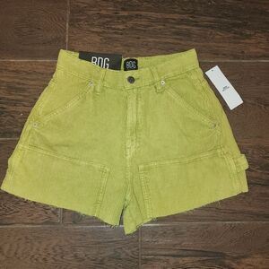 BDG High Waist Green Shorts